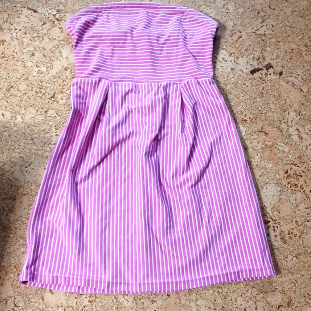 *3 FOR $20 ITEM* Old Navy Strapless Pink/White Striped Dress